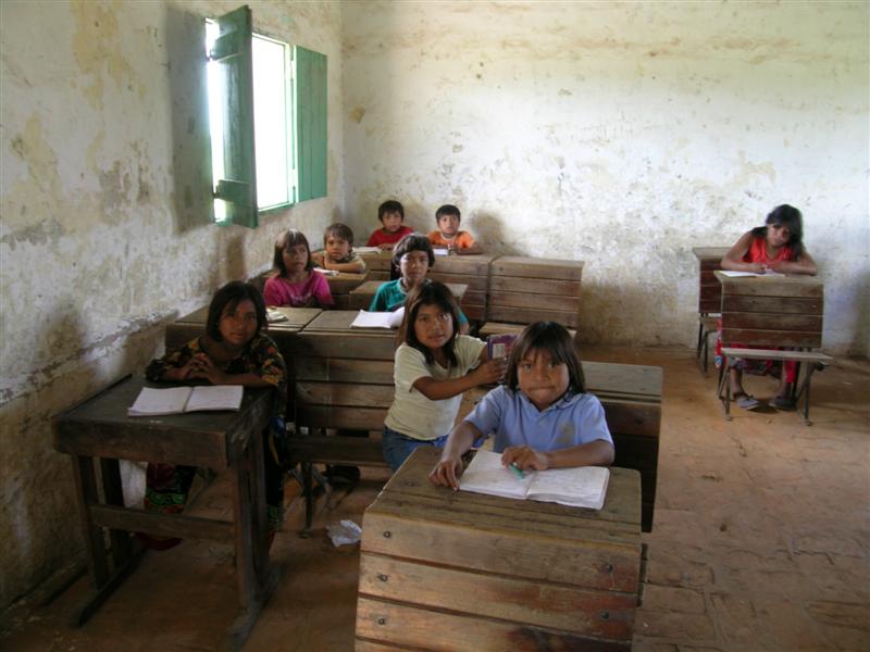 Crianças Wichí em Las Lomitas, Salta