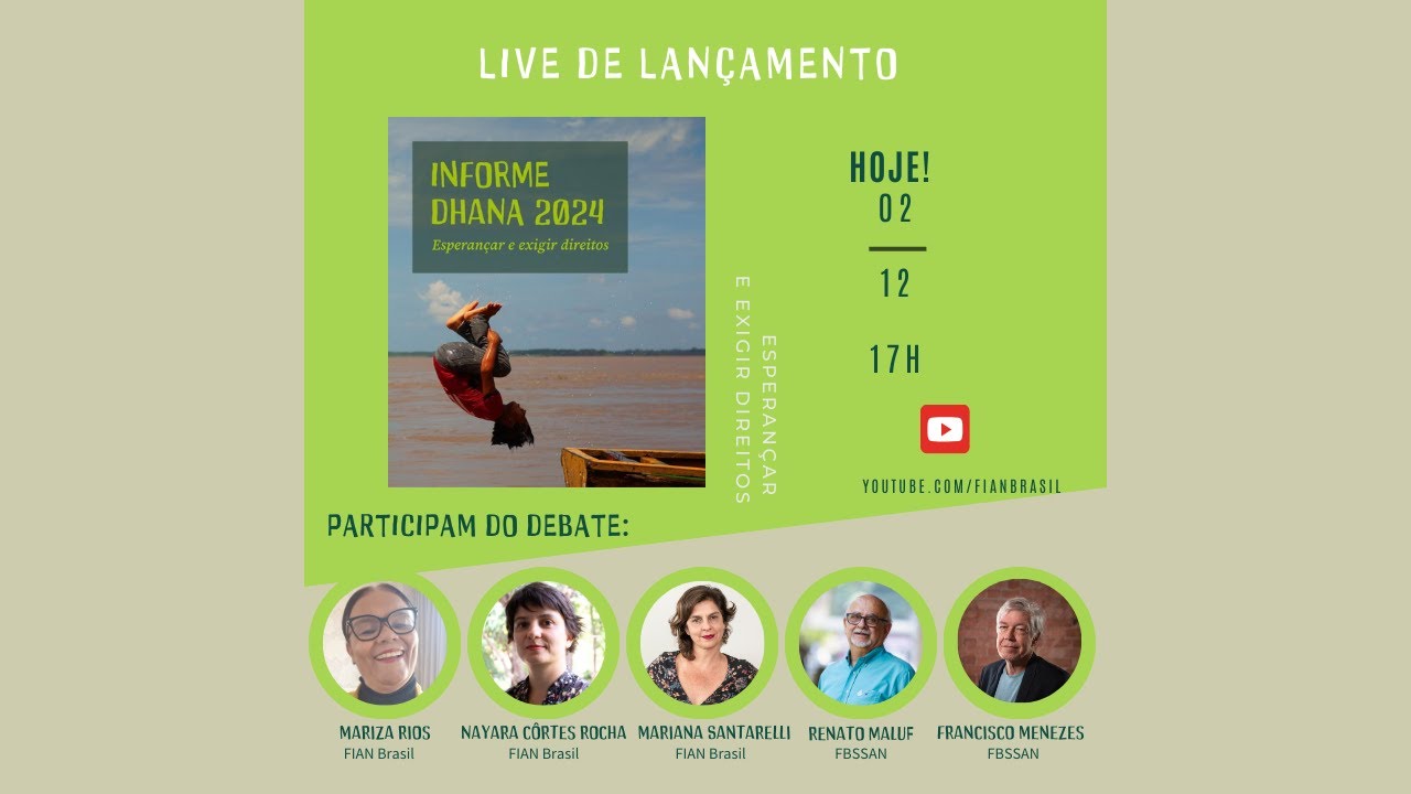 Lançamento – Informe Dhana 2024: Esperançar e Exigir Direitos